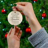 Grandson in Heaven Angel Christmas Memorial Ornaments