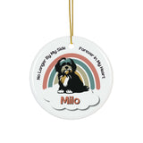 pet memorial ceramic ornament dog loss doodle cockapoo beagle bulldog Chihuahua shih tzu german shephard labrador retriever golden havanese breed