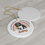pet memorial ceramic ornament dog loss doodle cockapoo beagle bulldog Chihuahua shih tzu german shephard labrador retriever golden havanese breed