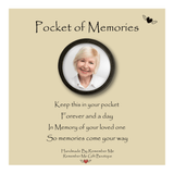 memorial pocket stone grief photo picture coin gift gifts sympathy gift idea for man men handmade by remember me gift message card loss