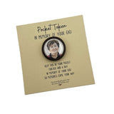 memorial pocket stone grief photo picture coin gift gifts sympathy gift idea for man men handmade by remember me gift message card loss of gigi