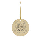 Angel Memorial Ornament - Mom in Heaven