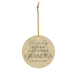 Angel Memorial Ornament - Grandpa in Heaven