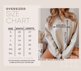 handmade by remember me sizing info for custom pet crewneck
