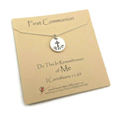 First Communion Necklace Girl - First Holy Communion Gift Ideas