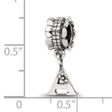 Letter A Dangle Bead Memorial Charms for Bracelet