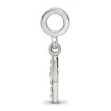 Clear Preciosa Crystal Cross Dangle Bead Compatible Charm