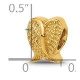 Gold-plated Angel Wings Bead Memorial Charms for Bracelet