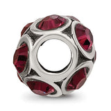 January Preciosa Crystal Bead Compatible Charm