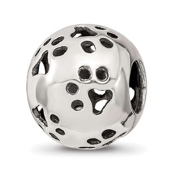 Cutout Paw Prints Bead Pandora Memorial Charms for Bracelet