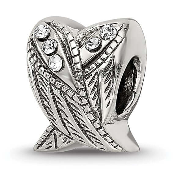 Preciosa Crystal Wings Bead Memorial Charms for Bracelet