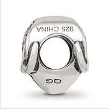Crystal Infinity Symbol in Heart Compatible Bead
