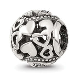 Reflections CZ Letter A Bead Memorial Charms for Bracelet