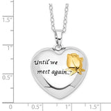 Cremation Memorial Jewelry - Urn Pendants for Ashes - Sterling Silver Cremation Necklaces