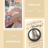 Wedding Memorial Picture Pocket Token in Memory of Dad