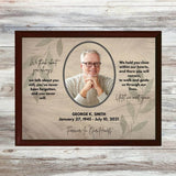I Thought of You with Love Today Memorial Plaque - Personalized Memorial Gift