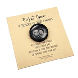 memorial pocket stone grief photo picture coin gift gifts sympathy gift idea for man men handmade by remember me gift message card loss of parents