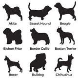 personalized pet memorial garden stone - pet remembrance gift - pet loss - loss of dog - bassett hound