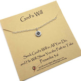 Compass Necklace Proverbs - Christian Necklaces for Women - Remember Me