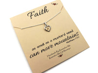Christian Jewelry for Women - Mustard Seed Faith - Scripture Necklace - Remember Me