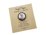 memorial pocket stone grief photo picture coin gift gifts sympathy gift idea for man men handmade by remember me gift message card loss of mom mother