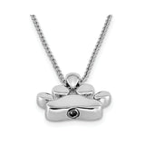 Pet Cremation Necklace - Pet Urn Jewelry - Pet Ashes Pendant Heart Paw Handmade by Remember Me