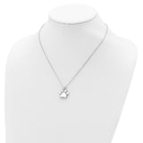 Pet Cremation Necklace - Pet Urn Jewelry - Pet Ashes Pendant Heart Paw Handmade by Remember Me