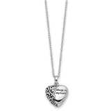 925 Sterling Silver Cremation Necklace - Always in My Heart urn pendant for ashes from Remember Me Gift Boutique, Remember Me Jewelry and Remember Me Gifts