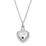 925 Sterling Silver Cremation Necklace - Always in My Heart urn pendant for ashes from Remember Me Gift Boutique, Remember Me Jewelry and Remember Me Gifts