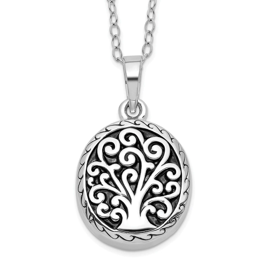 Cremation Memorial Jewelry - Urn Pendants for Ashes - Sterling Silver Cremation Necklaces