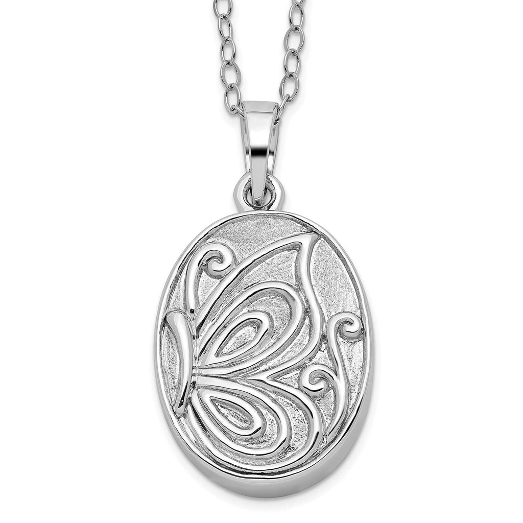 Cremation Memorial Jewelry - Urn Pendants for Ashes - Sterling Silver Cremation Necklaces