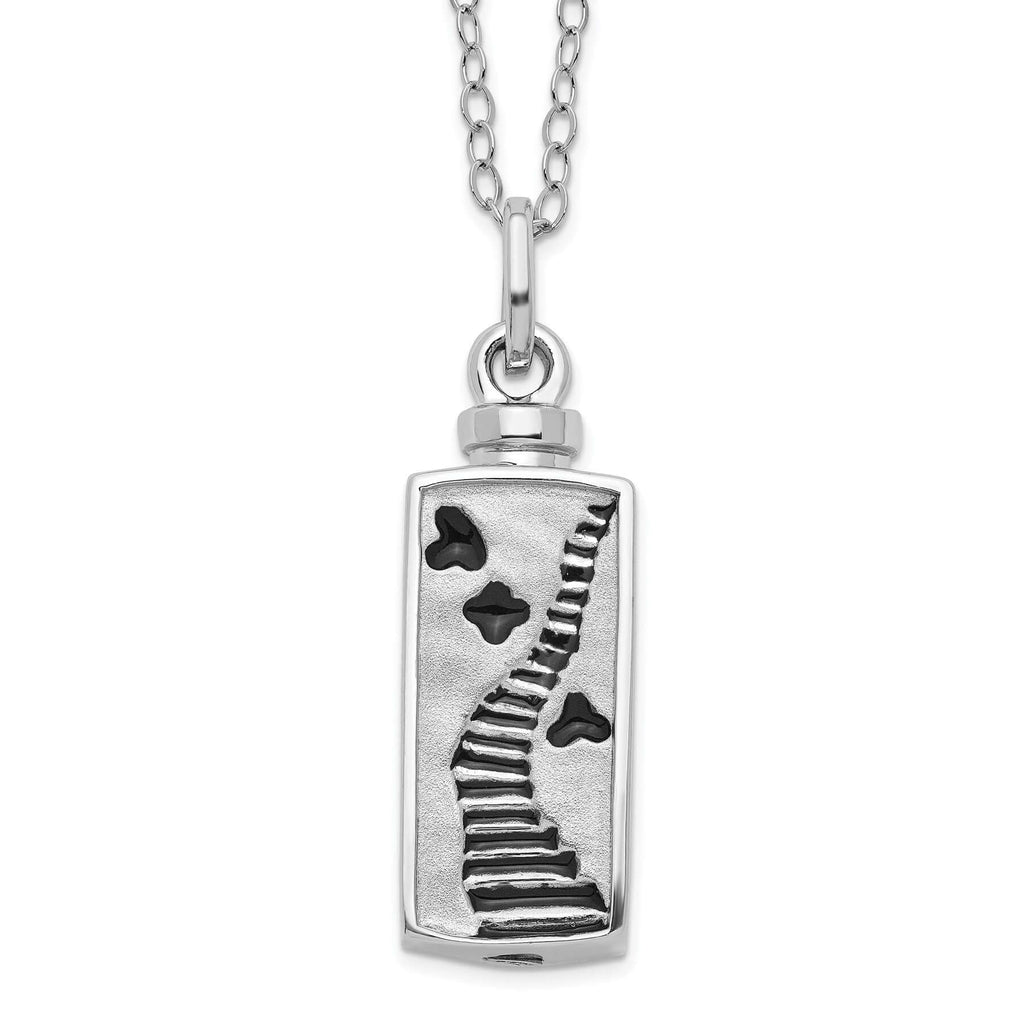 Cremation Memorial Jewelry - Urn Pendants for Ashes - Sterling Silver Cremation Necklaces
