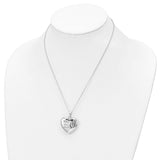 925 Sterling Silver Mother of an Angel Heart Ashes Cremation Necklace by Remember Me Gift Boutique and Remember Me Gifts and Jewelry