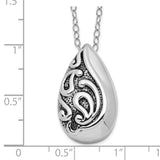 Cremation Memorial Jewelry - Urn Pendants for Ashes - Sterling Silver Cremation Necklaces