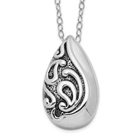 Cremation Memorial Jewelry - Urn Pendants for Ashes - Sterling Silver Cremation Necklaces