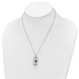 Pet Cremation Necklace - Pet Urn Jewelry - Pet Ashes Pendant Paw Print Handmade by Remember Me
