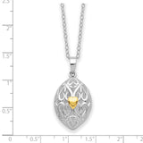 Cremation Memorial Jewelry - Urn Pendants for Ashes - Sterling Silver Cremation Necklaces