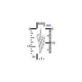 Loss of Grandmother Gift - Sterling Silver Angel Wing Necklace - Remember Me
