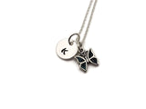 Graduation Necklace Butterfly - Sterling Silver Initial Necklace - Remember Me Gifts - Remember Me