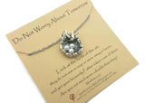 Encouraging Scripture Necklace - Inspirational Gifts for Women - Remember Me