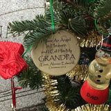 Memorial Christmas Ornaments for Loss of Grandma - Angel Memorial Ornaments - Remember Me