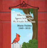Cardinal Memorial Garden Flag - Cardinal Gifts for Loss