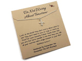 Do Not Worry About Tomorrow Scripture Necklace