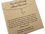 Do Not Worry About Tomorrow Scripture Necklace