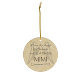 Angel Memorial Ornament - MiMi in Heaven