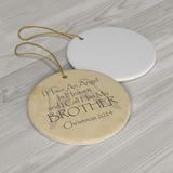 Angel Memorial Ornament - Brother in Heaven