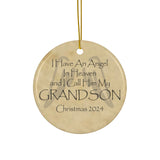 Angel Memorial Ornaments - Grandson in Heaven