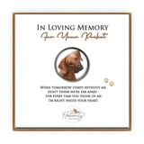 Pet Memorial Pocket Token Keepsake