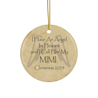 Angel Memorial Ornament - MiMi in Heaven