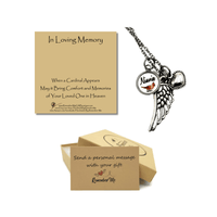 Personalized Memorial Cardinal Necklace